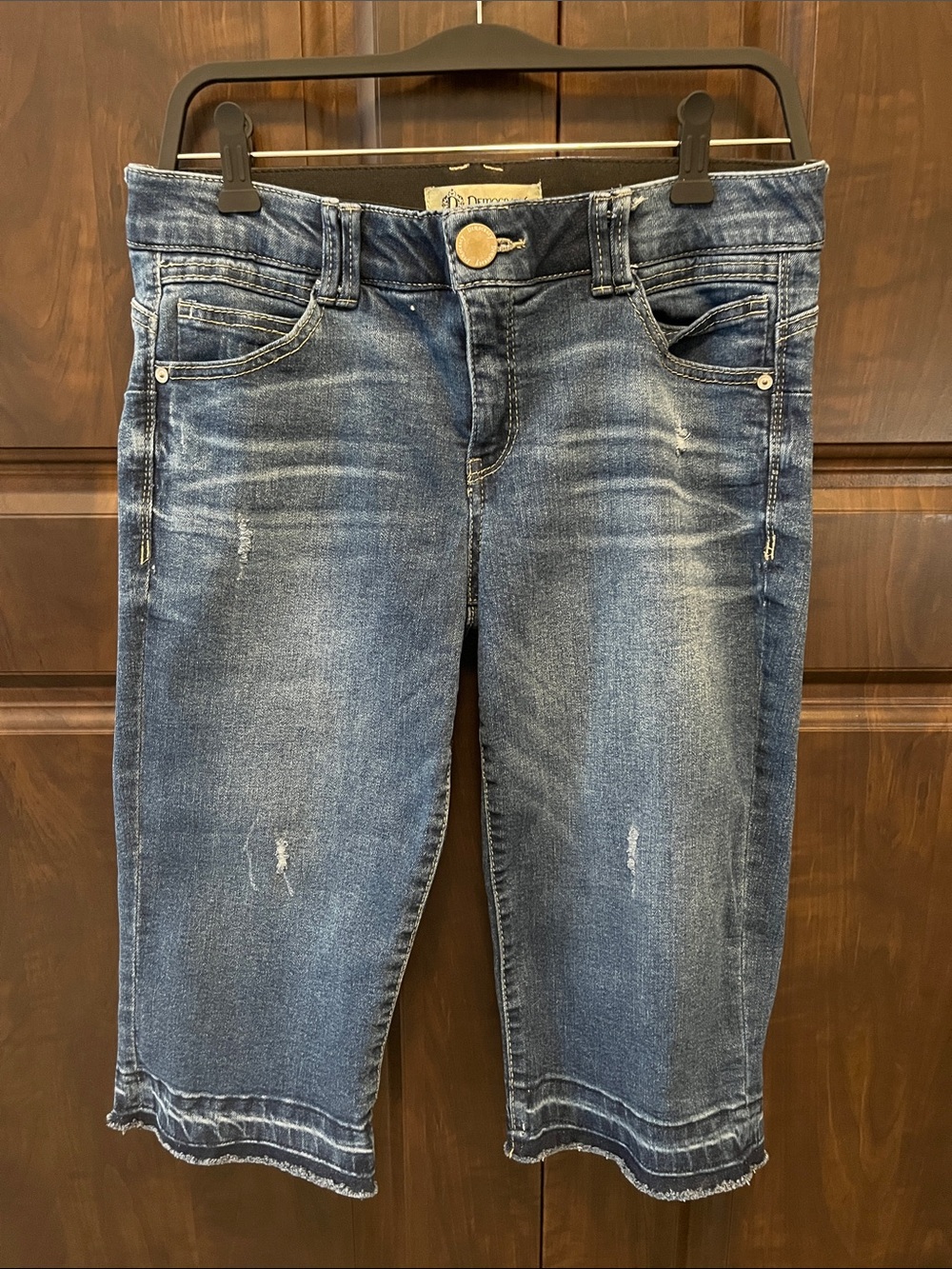 Democracy Denim Bermuda Shorts Pedal Pushers